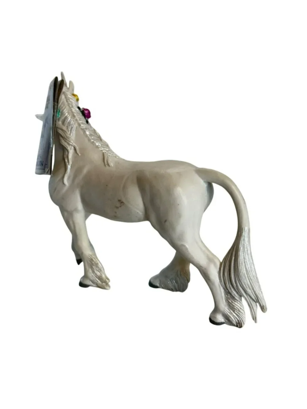 Safari Ltd Mythical Realms Unicorn Figurine With Floral Accents 2008